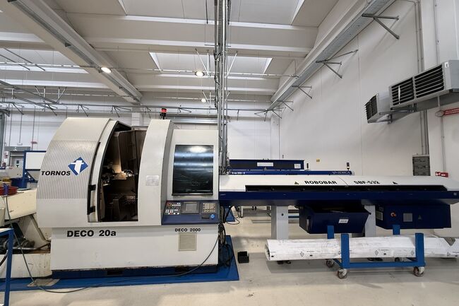 Wiederverkauf Drehbänken verschiebbarer Spindelstock TORNOS DECO20A gebraucht